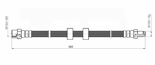 Flexible de frein National NBH6038