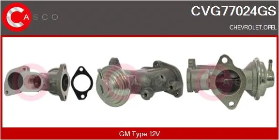 Vanne EGR CASCO CVG77024GS