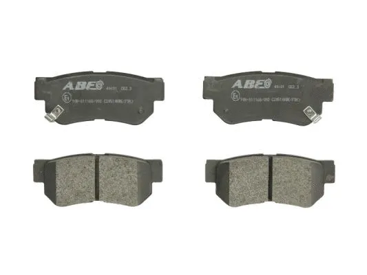 Kit de plaquettes de frein, frein à disque ABE C20510ABE