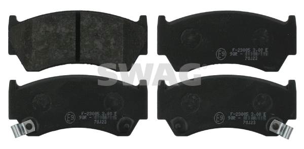 Kit de plaquettes de frein, frein à disque SWAG 82 91 6267