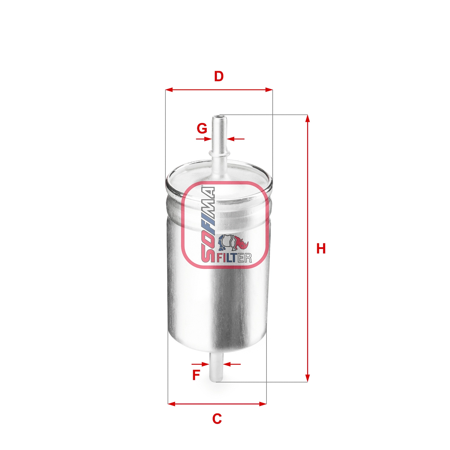 Filtre à carburant SOFIMA S 1722 B