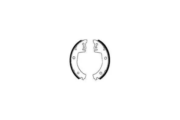 Jeu de mâchoires de frein E.T.F. 09-0430