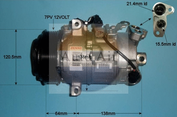 Compresseur, climatisation AUTO AIR GLOUCESTER 14-1471