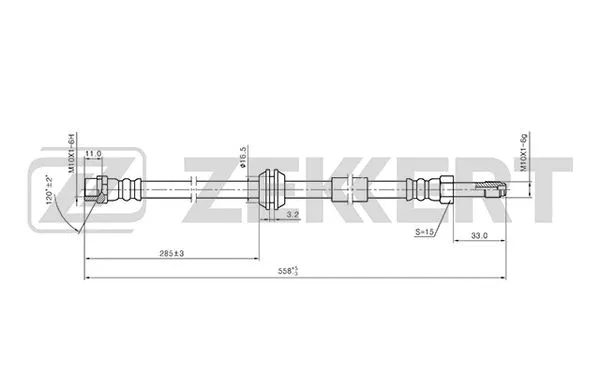 Flexible de frein ZEKKERT BS-9399