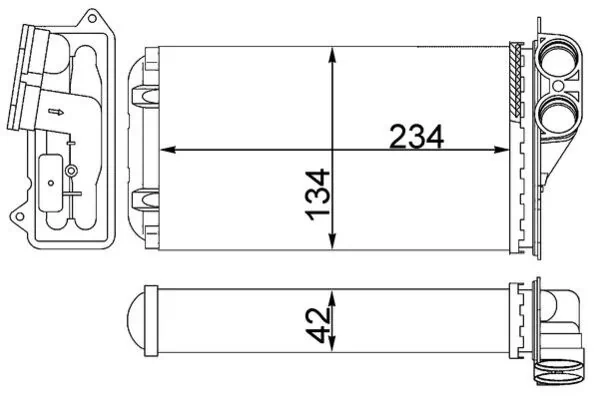 Système de chauffage MAHLE AH 218 000S