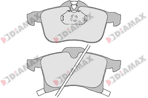 Kit de plaquettes de frein, frein à disque DIAMAX N09354