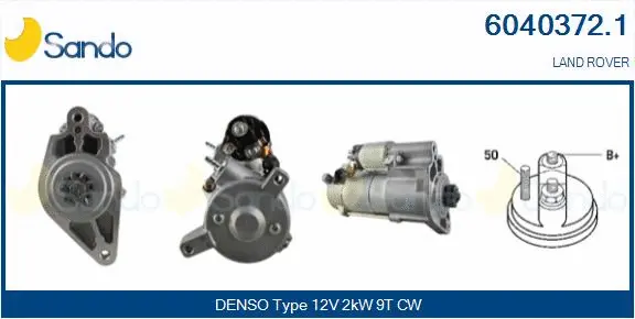 Démarreur SANDO 6040372.1