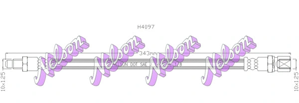 Flexible de frein KAWE H4097