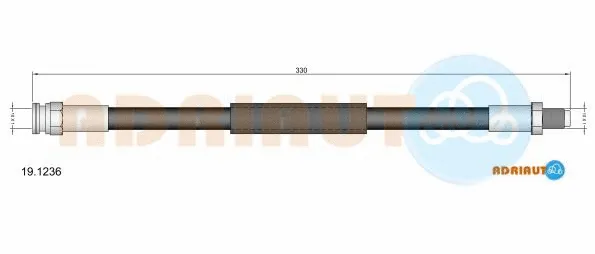 Flexible de frein ADRIAUTO 19.1236