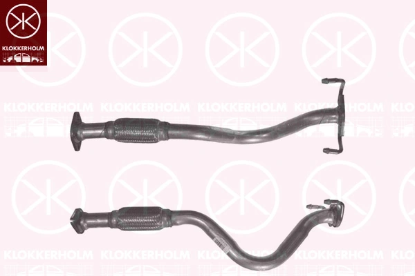 Tuyau d'échappement KLOKKERHOLM 31278631