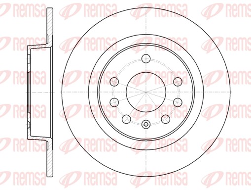 Disque de frein REMSA 61317.00