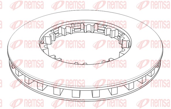 Disque de frein REMSA NCA1143.21
