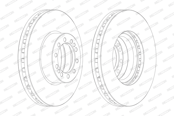 Disque de frein FERODO FCR257A