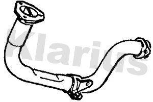 Tuyau d'échappement KLARIUS 120240