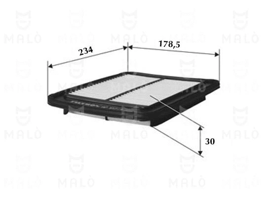 Filtre à air AKRON-MALÒ 1500543