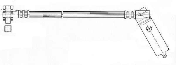 Flexible de frein CEF 512361