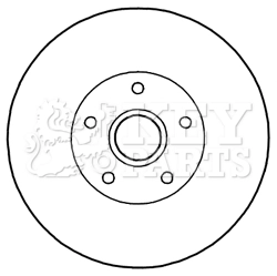 Disque de frein KEY PARTS KBD5838S