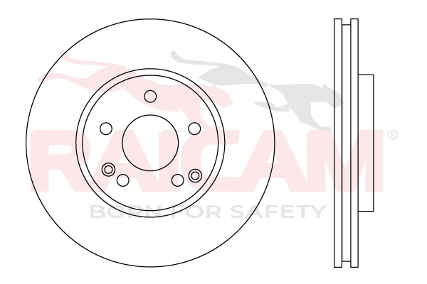 Disque de frein RAICAM RD01538