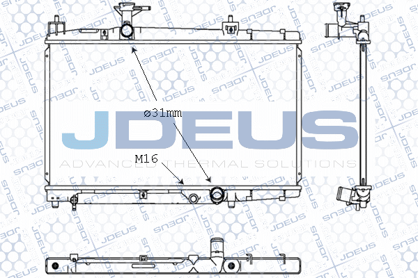 Radiateur, refroidissement du moteur JDEUS 028M62
