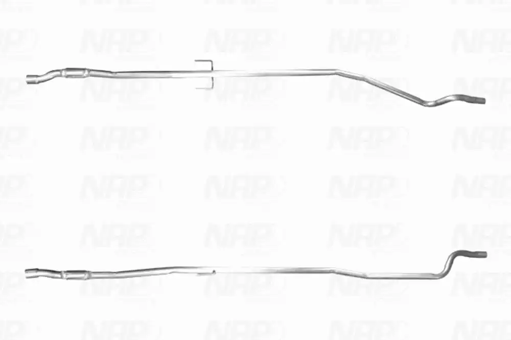 Tuyau d'échappement NAP carPARTS GmbH CAC10687