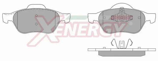 Kit de plaquettes de frein, frein à disque AP XENERGY X40816