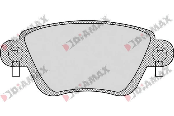 Kit de plaquettes de frein, frein à disque DIAMAX N09087