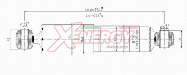 Amortisseur AP XENERGY X022445