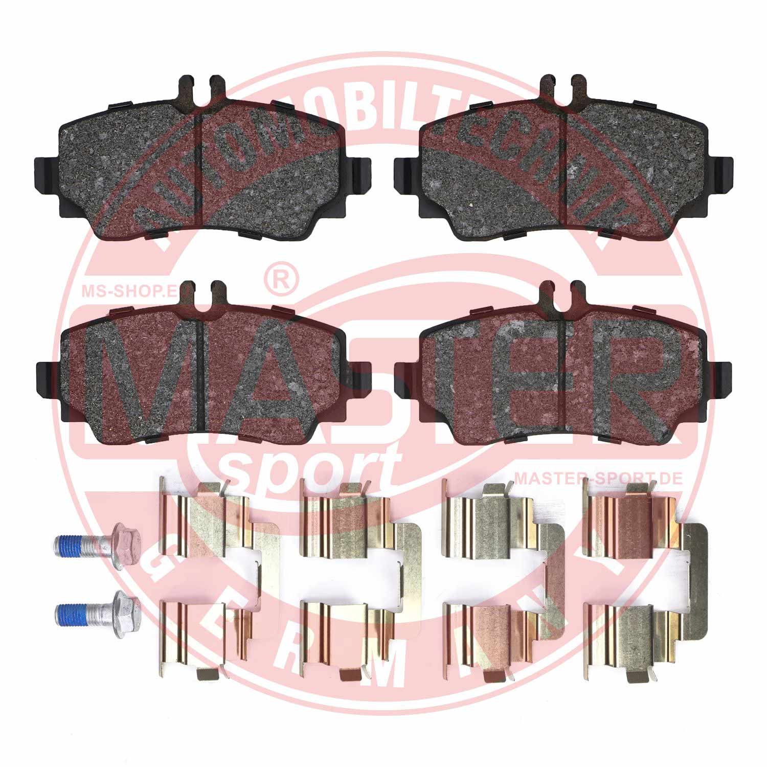 Kit de plaquettes de frein, frein à disque MASTER-SPORT GERMANY 13046028332N-SET-MS