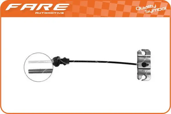 Tirette à câble, frein de stationnement FARE-CO 18431