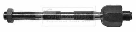 Rotule de direction intérieure, barre de connexion BORG & BECK BTR5025