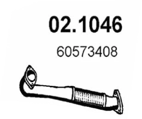 Tuyau d'échappement ASSO 02.1046