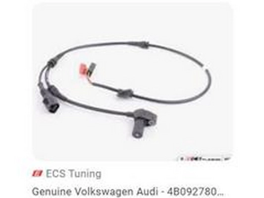 Capteur, vitesse de roue ZPY 4B0927803B