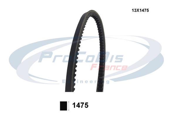 Courroie trapézoïdale PROCODIS FRANCE 13X1475