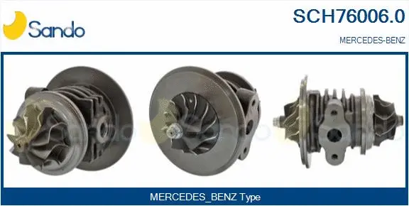 Groupe carter, turbocompresseur SANDO SCH76006.0