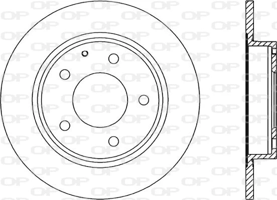 Disque de frein OPEN PARTS BDA1282.10