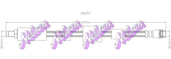Flexible de frein KAWE H6257