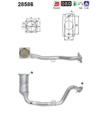 Catalyseur AS 28586