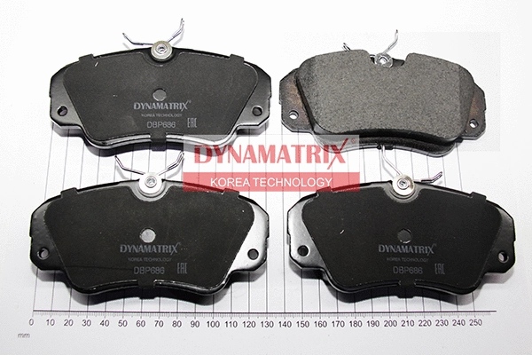 Kit de plaquettes de frein, frein à disque DYNAMATRIX DBP686