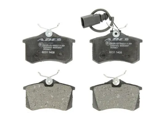 Kit de plaquettes de frein, frein à disque ABE C2W012ABE