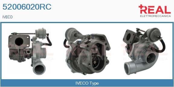 Turbocompresseur, suralimentation REAL 52006020RC