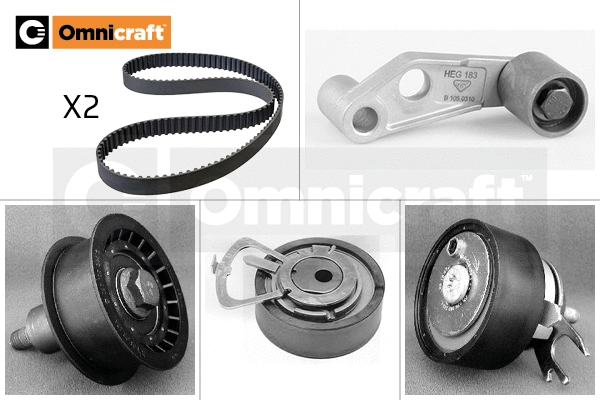 Kit de courroie crantée Omnicraft 2328392