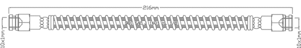 Flexible de frein JURATEK JBH1071L