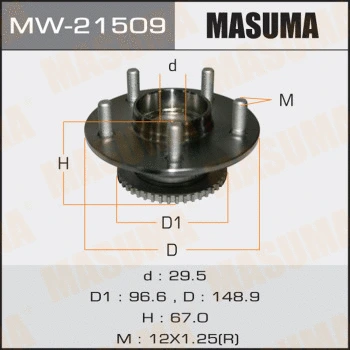 Kit de roulements de roue MASUMA MW-21509