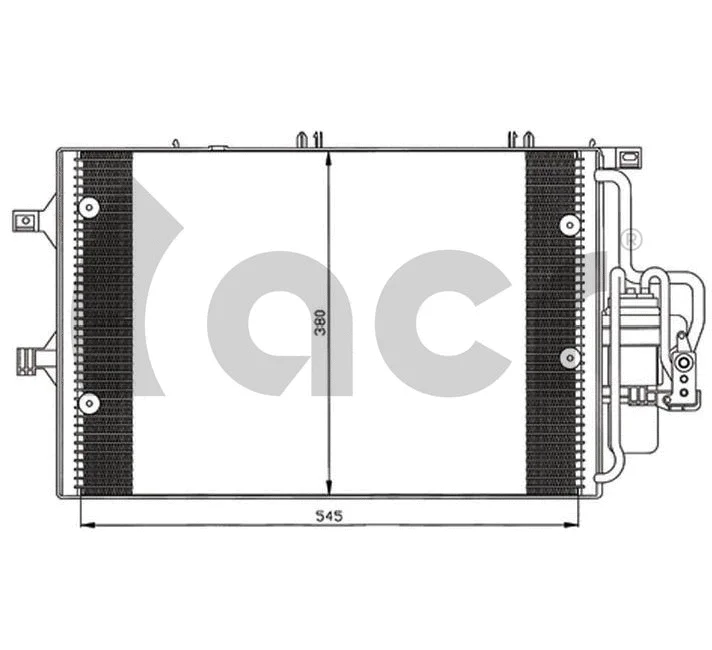 Condenseur, climatisation ACR 300589