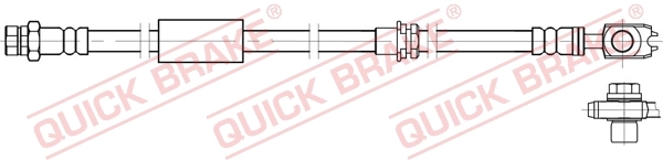 Flexible de frein QUICK BRAKE 58.833X