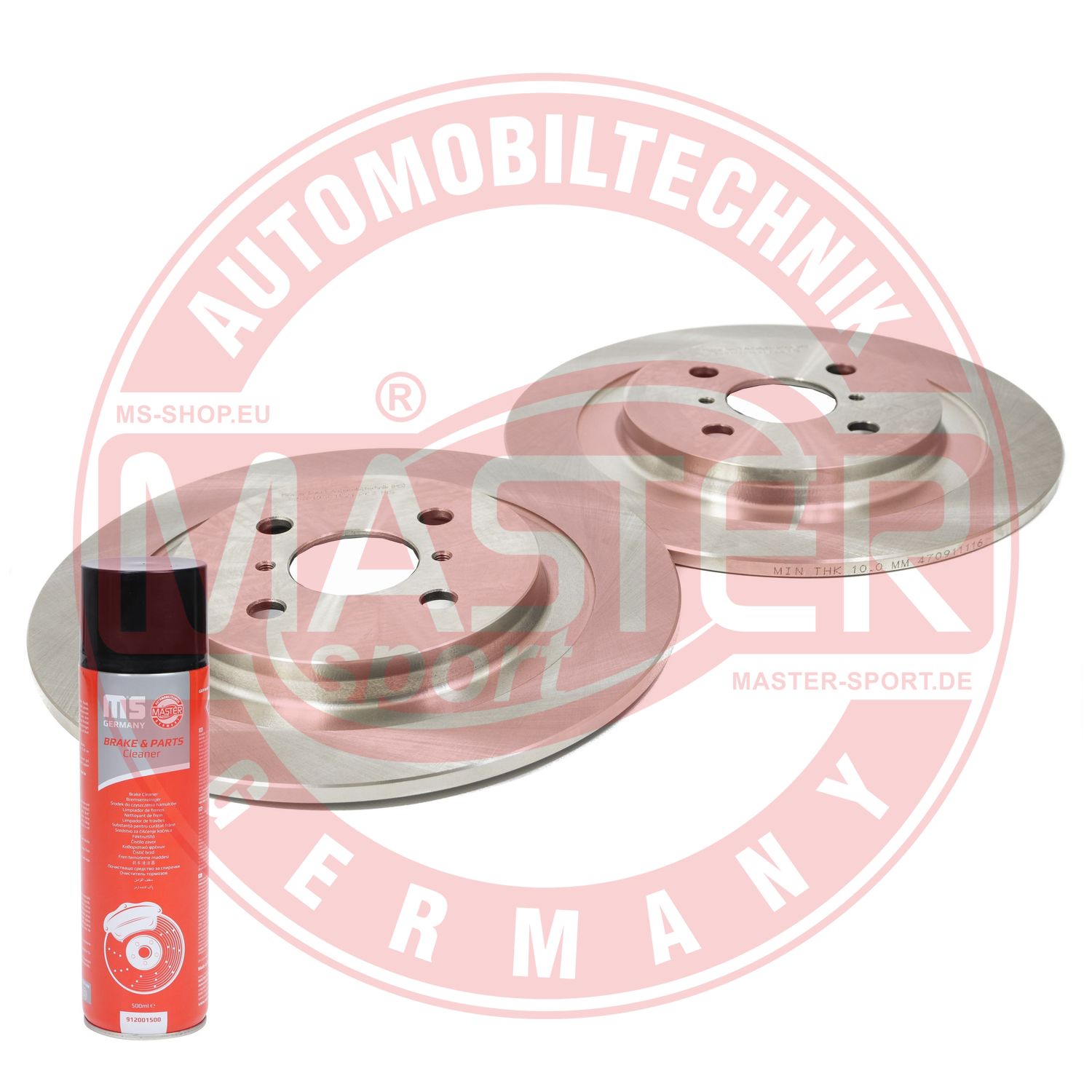 Disque de frein MASTER-SPORT GERMANY 24010901421-SET-MSP