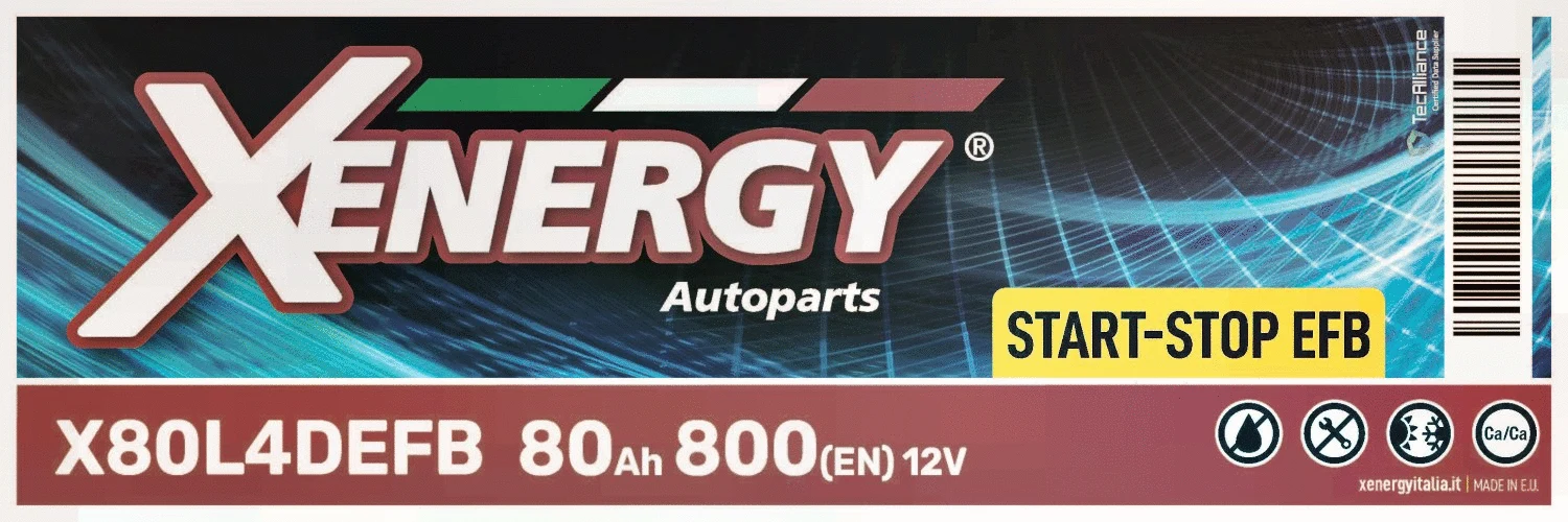 Batterie de démarrage AP XENERGY X80L4DEFB