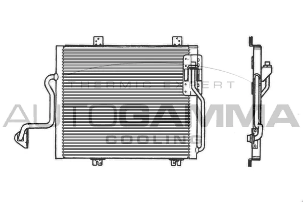 Condenseur, climatisation AUTOGAMMA 101789