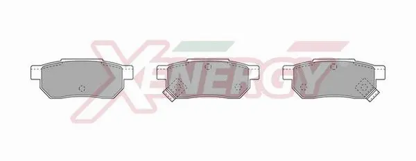 Kit de plaquettes de frein, frein à disque AP XENERGY X40344