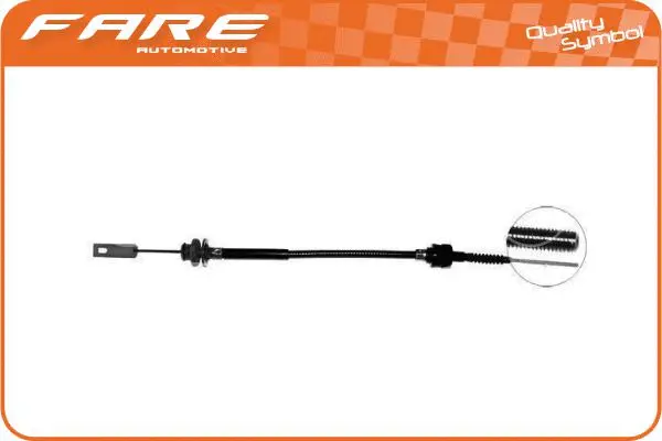 Tirette à câble, commande d'embrayage FARE-CO 24400